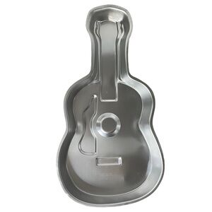 Guitar Cake Pan Vintage Decorating Tin